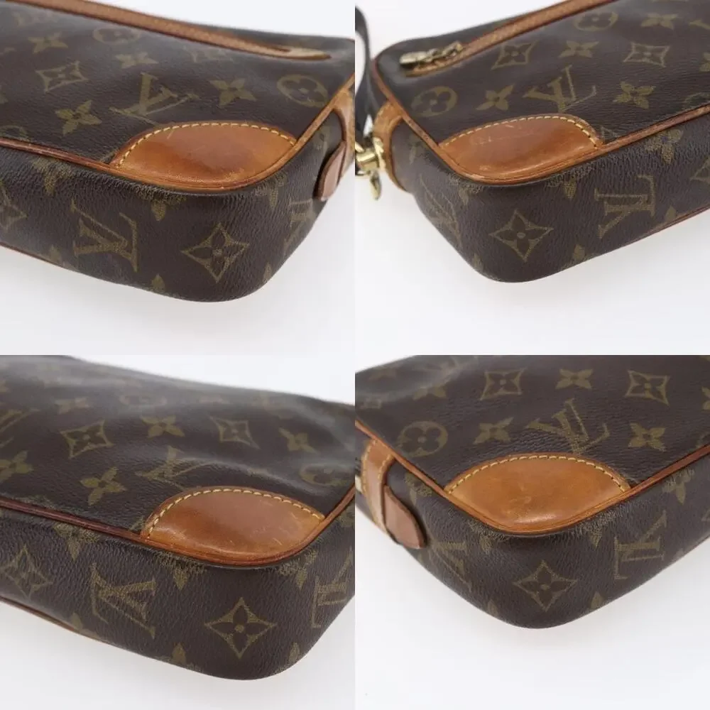 Louis Vuitton Monogram Marly Dragonne GM Clutch Bag Brown